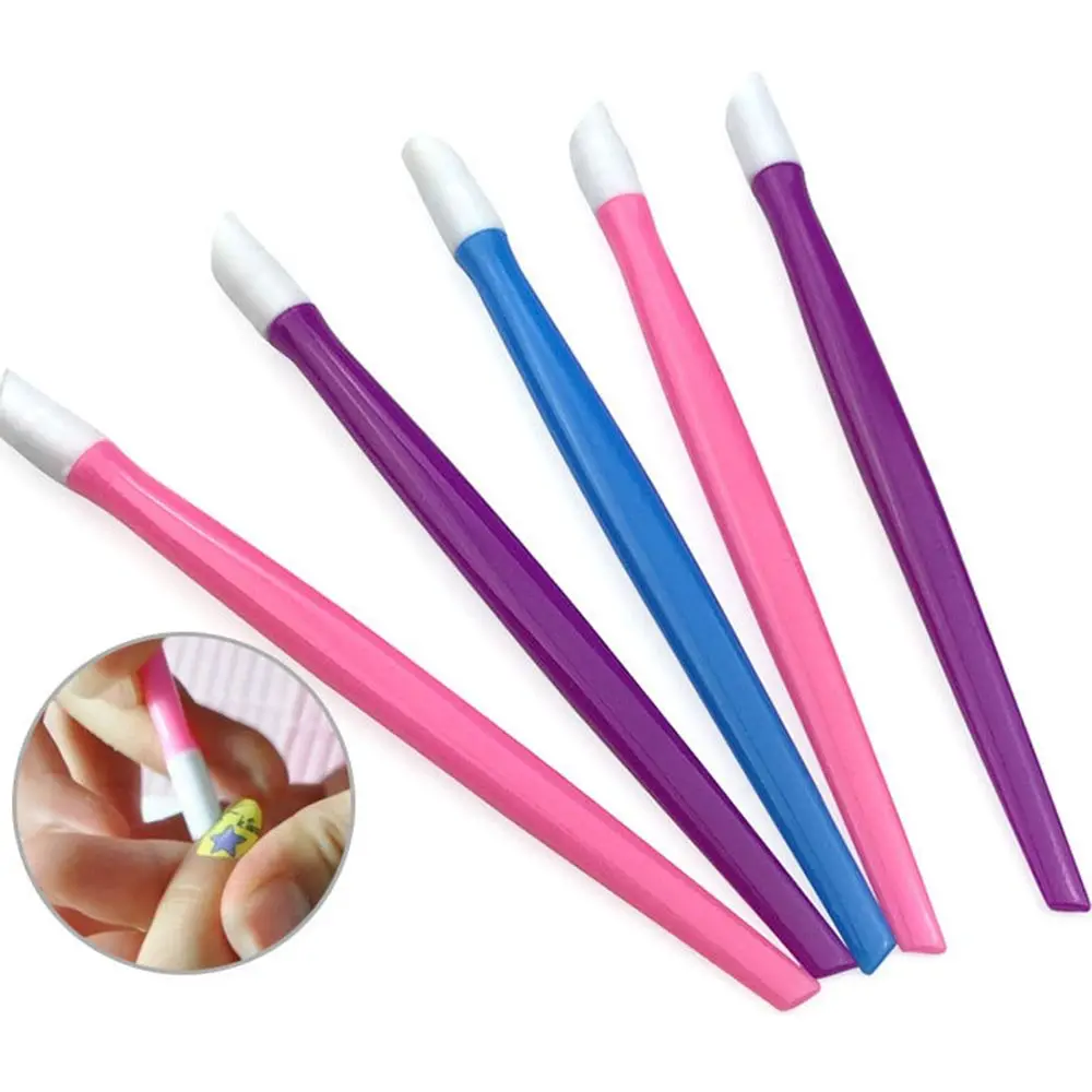 

Beauty Girl 5Pc Nail Art Orange Wood Stick Cuticle Pusher Remover Pedicure Manicure Tool Hot selling Drop ship