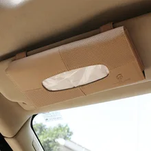 Кожаный Автомобильный солнцезащитный козырек тканевая коробка подвесной автомобильный Автомобильный подстаканник