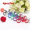 4pcs/lot Outdoor EDC Multi Bike Keychain Key Ring Bottle Wine Beer Opener Tool Muilti Colors Beer Opener  Kitchen Accessories ► Photo 1/6