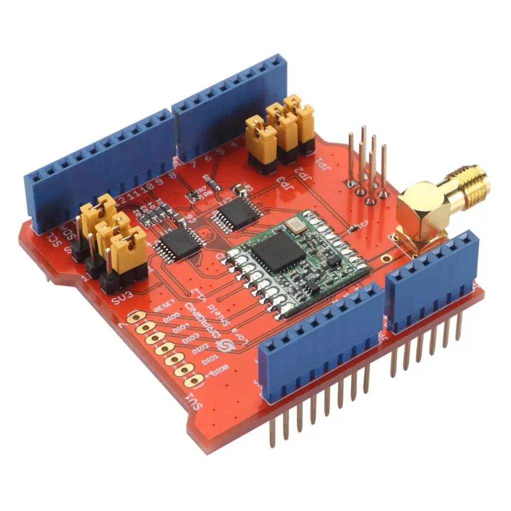 Беспроводной дальний щит Aihasd Lora для Arduino Leonardo UNO Mega2560 Duemilanove 868 МГц/915 МГц/433