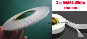 

5x 8mm 3M 9448A Double Faces Sticky Tape for Cell phone LCD Panel Case Bond, Bumper Strip Foam PVC Joint