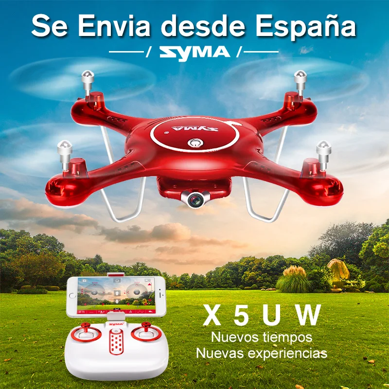 

SYMA X5UW Drone with WiFi Camera HD 720P Real-time Transmission FPV Quadcopter 2.4G 4CH RC Helicopter Dron Quadrocopter Drones
