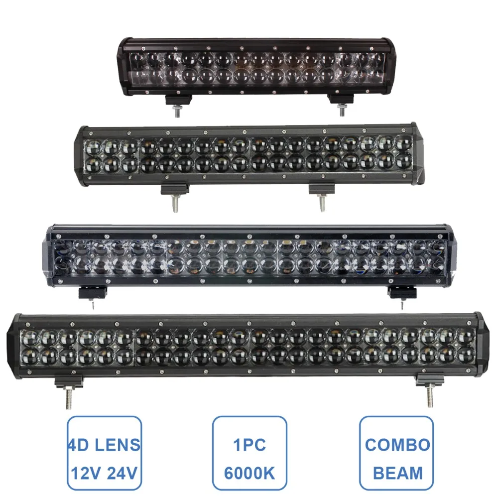 

Offroad 15 17 20 23 Inch LED Work Light Bar 12V 24V Combo Car Auto Exterior Front Roof Bumper Auxiliary Driving Indicator Lamp