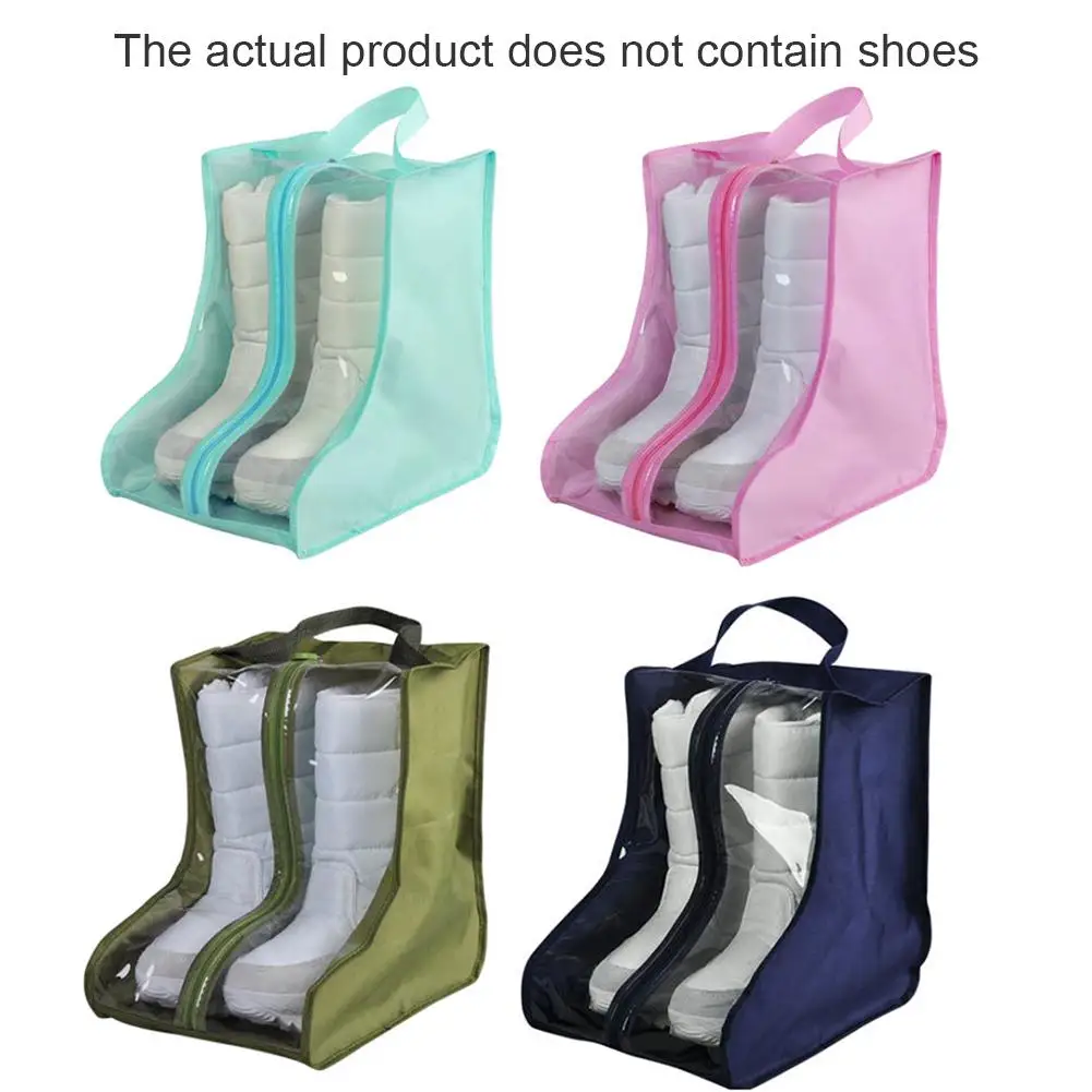 20*28*28 см ПВХ сапоги обувь пылезащитный мешок хранения Чехлы для обуви защитная сумка товары для дома 30