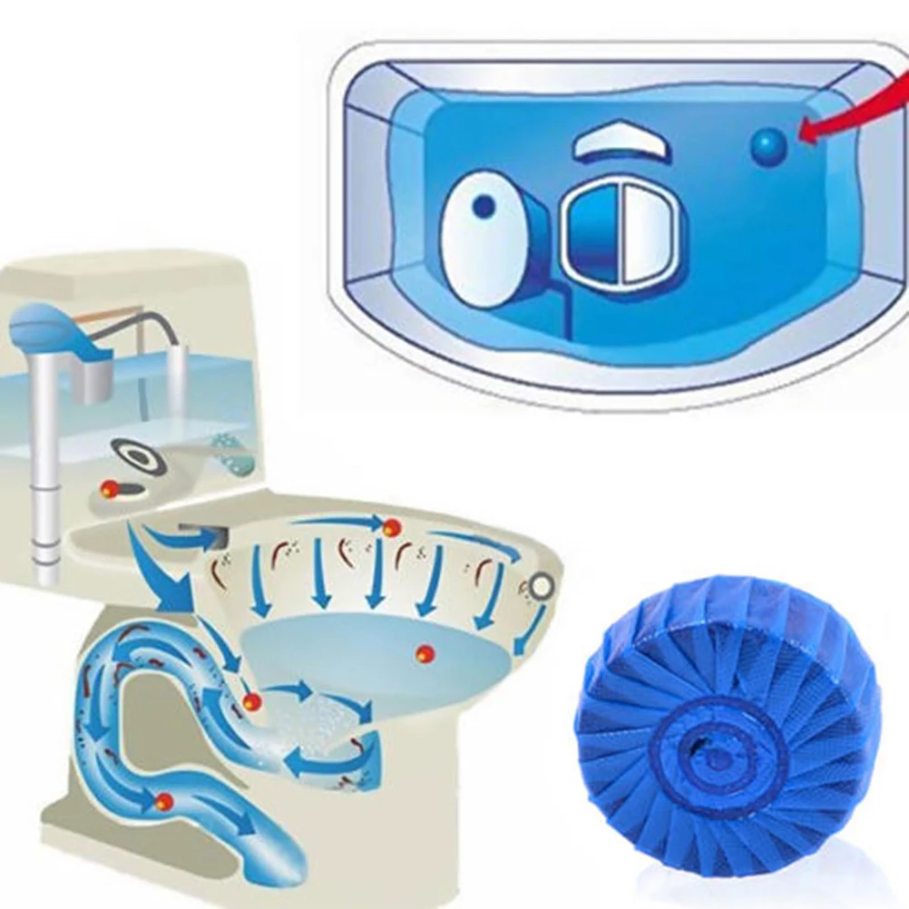 

1Pcs Deodorant Solid Blue Bubble Toilet Bowl Cleaner