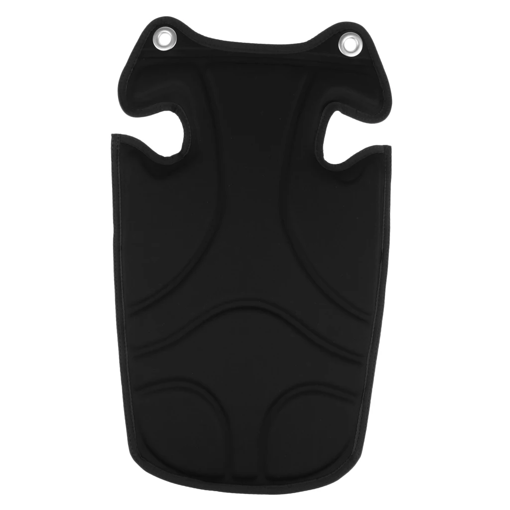 Professional Nylon Backplate Pad BCD Scuba Diving Buoyancy Back Pad Storage Pocket for SMB and Lift Bags