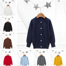 8 color Kids Sweater 2019 Autumn Long Sleeve Warm Spring Knitted Cardigan Sweater boys Girls Pullover Top Button Heart Sweater 8 color Kids Sweater 2019 Autumn Long Sleeve Warm Spring Knitted Cardigan Sweater boys Girls Pullover Top Button Heart Sweater