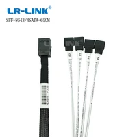 sata כבל LR-LINK 10pcs משלוח חינם פנימי HD Mini SAS 8643 SFF-8643 מארח את 4 SATA כבל 65cm, 80 ס"מ (2)