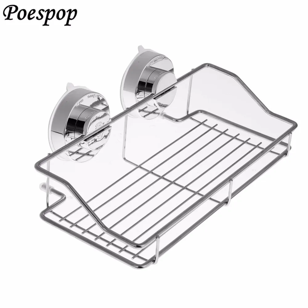 POSEPOP полка из нержавеющей стали для ванной комнаты стенная присоска кухня угловая настенная корзина шампунь держатели для стойки