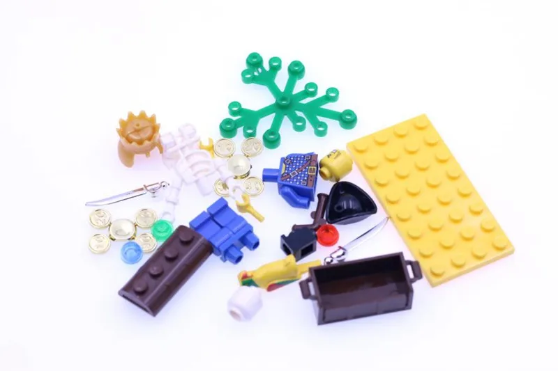 LEGOings city duplo Captain Pirate Buildings model kits blocks for childrens birthday gifts LEGOings city duplo Captain Pirate Buildings model kits blocks for childrens birthday gifts