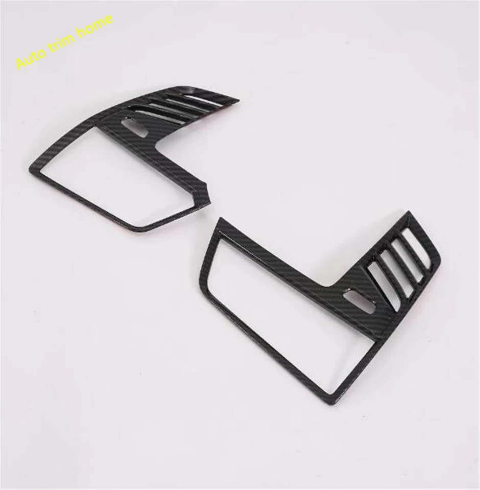 

Lapetus Front Dashboard Air Conditioning AC Outlet Vent Molding Garnish Cover Trim ABS Fit For BMW X5 G05 2019 Carbon Fiber Look