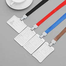 1 шт., вертикальный алюминиевый сплав, рабочие визитницы, визитницы, бизнес 4 стиля, рабочие карточки, ID, значок, ремешок-держатель или 5 шт., ремешки для выставки