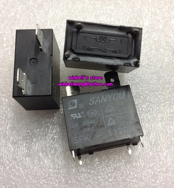10 шт.! Оригинальное реле кондиционирования воздуха SANYOU SFK 112DM 20A 250VAC новинка в