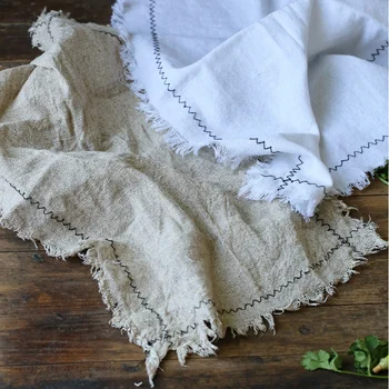

Simple style Flax Napkin Cloth 32*50cm Photography Art Accessories Background Towel for Photos Studio Desktop Shooting Backdrops