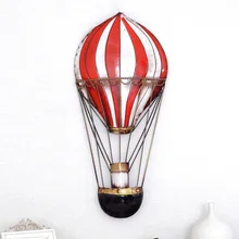 Iron heat balloon muons fashion rustic wall hanging home living room decoration wall decoration