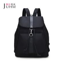 JUHM Brand Backpacks Women Black Waterproof Oxford School Bags for Teenagers Cheap Backpack Travel Backpack Mochilas Mujer
