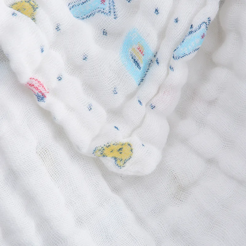 105*105 см 6 слоев 100% хлопок Марлевое одеяло для новорожденных банное полотенце детское спальное одеяло s для новорожденных постельные