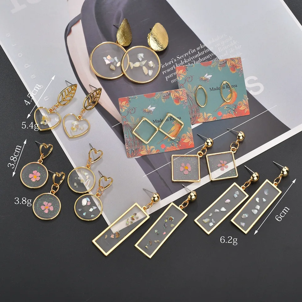 

Bohemia oil earrings female long style temperament personality earrings girl