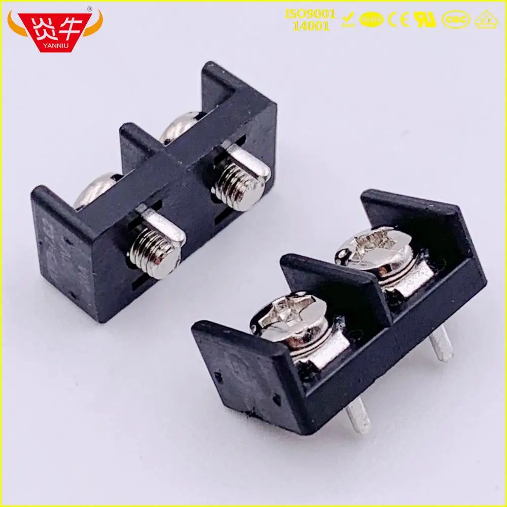 

KFD7.62 7.62mm 2P MINI BARRIER TERMINAL BLOCKS 2PIN PLASTIC HEIGHT 5.9mm 20A/300V 24A/250V