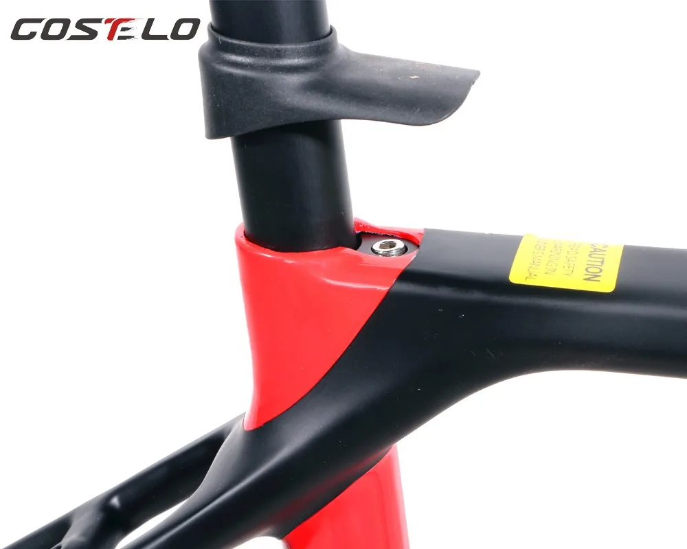 Perfect COSTELO carbon road bike frame,fork headset clamp, seatpost Carbon Road bicycle Frame 880g SLX  free shipping 13