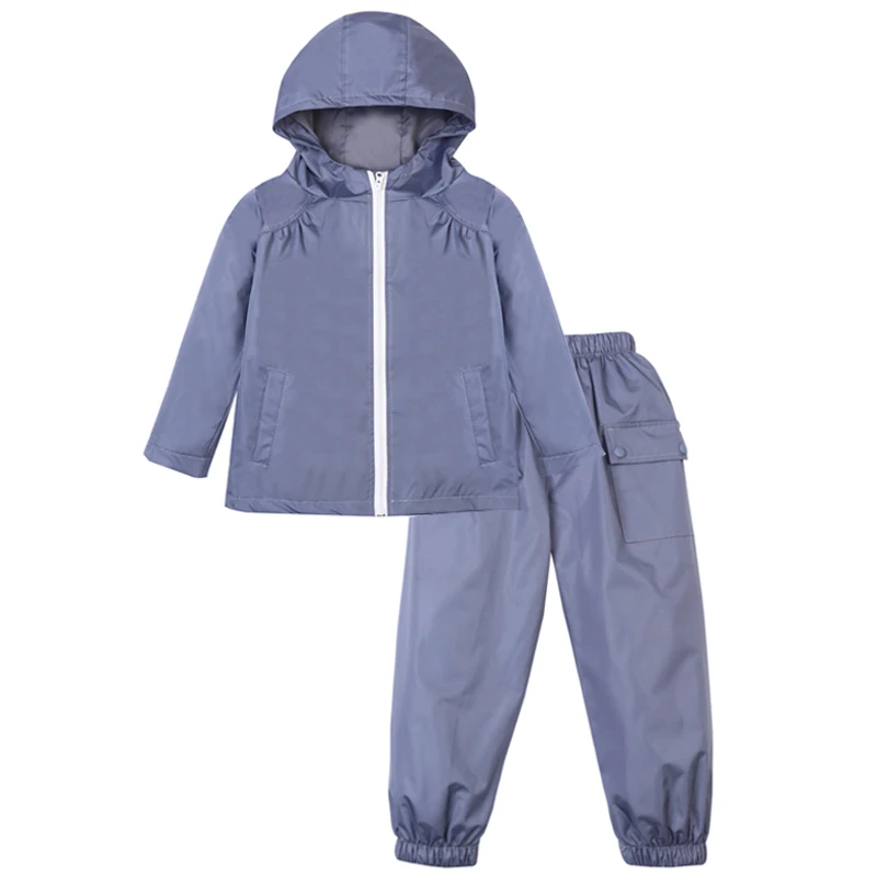 KEAIYOUHUO/ г. Весенне-осенний комплект одежды для девочек; Детское пальто для девочек; Спортивный костюм для мальчиков; водонепроницаемая верхняя одежда; комплекты одежды для детей