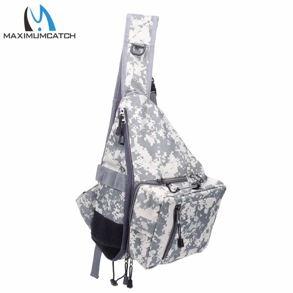 Bolsa de Pesca com Mosca Bolsa de Ombro Peito com Titular Maximumcatch Camo Peito Pacote Tippet & Nipper no 3 Cheap Bolsas de pesca