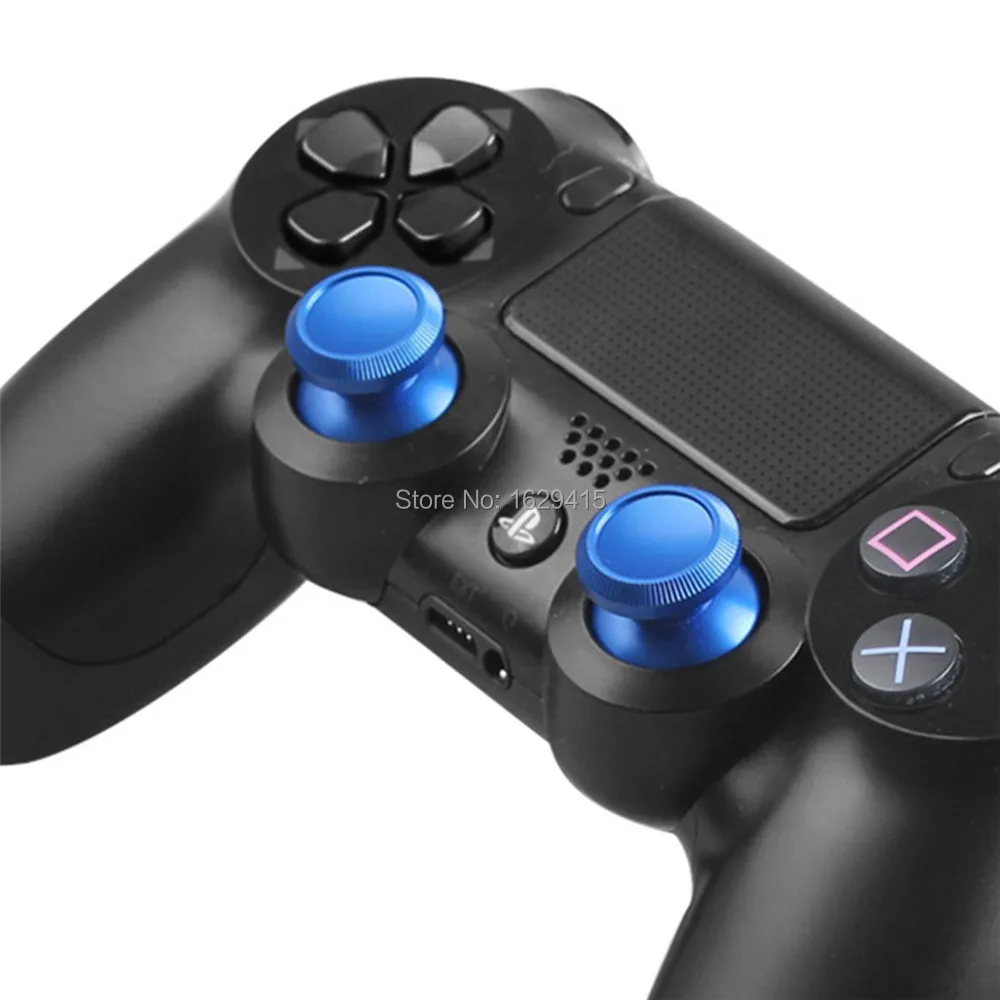 IVYUEEN 2 X золотые алюминиевые аналоговые палочки для sony playstation Dualshock 4 PS4 Pro тонкий контроллер металлический джойстик Крышка