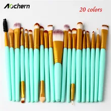 Aochern 20pcs Makeup Brushes Set New Eyeshadow Blending Brushes Powder Foundation Eyebrow Eyeliner Brushes Cosmetic Tool #1003