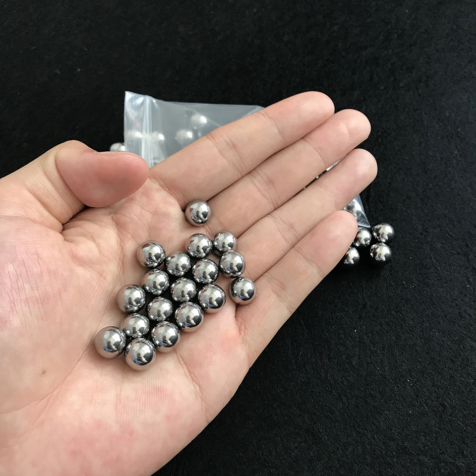 Easytoday 200pcslot 10mm Steel Balls Catapult Slingshot Hunting Shooting Slingshot High-carbon Catapult Hitting Ammo (8)