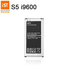 100% ist d’origine batterie de téléphone portable pour samsung galaxy s5 i9600 g900s g900f g9008v 2800 mah nfc intégré batterie de remplacement