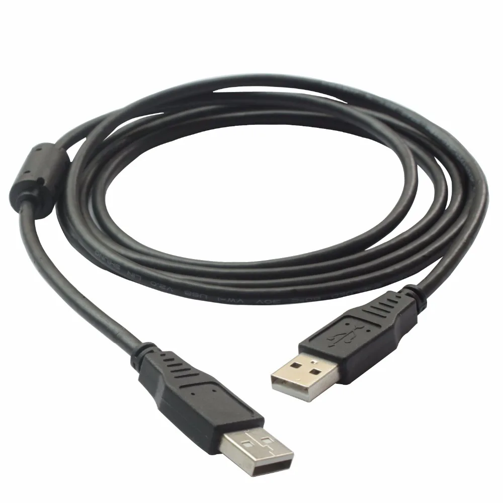USB 2.0 كابل الذكور إلى الذكور التوصيل USB 2.0 عالية السرعة USB إلى USB نقل البيانات كابل 1.5 m للكمبيوتر كاميرا رئيس الطابعات