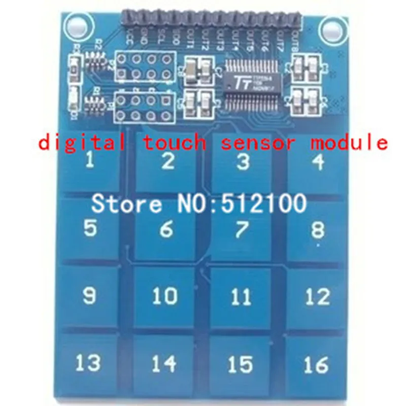 Free Shipping 10pca /lot 16 Way Xd62b Ttp229 Capacitive Touch Switch