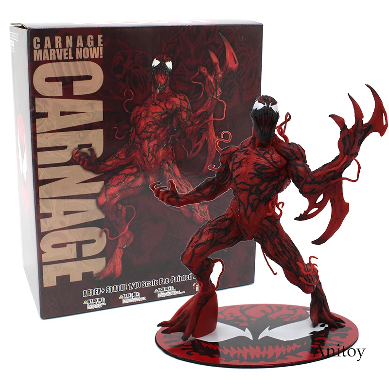 

The Amazing Spider-Man Venom Carnage ARTFX + STATUE 1/10 Scale Pre-Painted Figure Spiderman 17cm Marvel Vemon Action Figure Toy