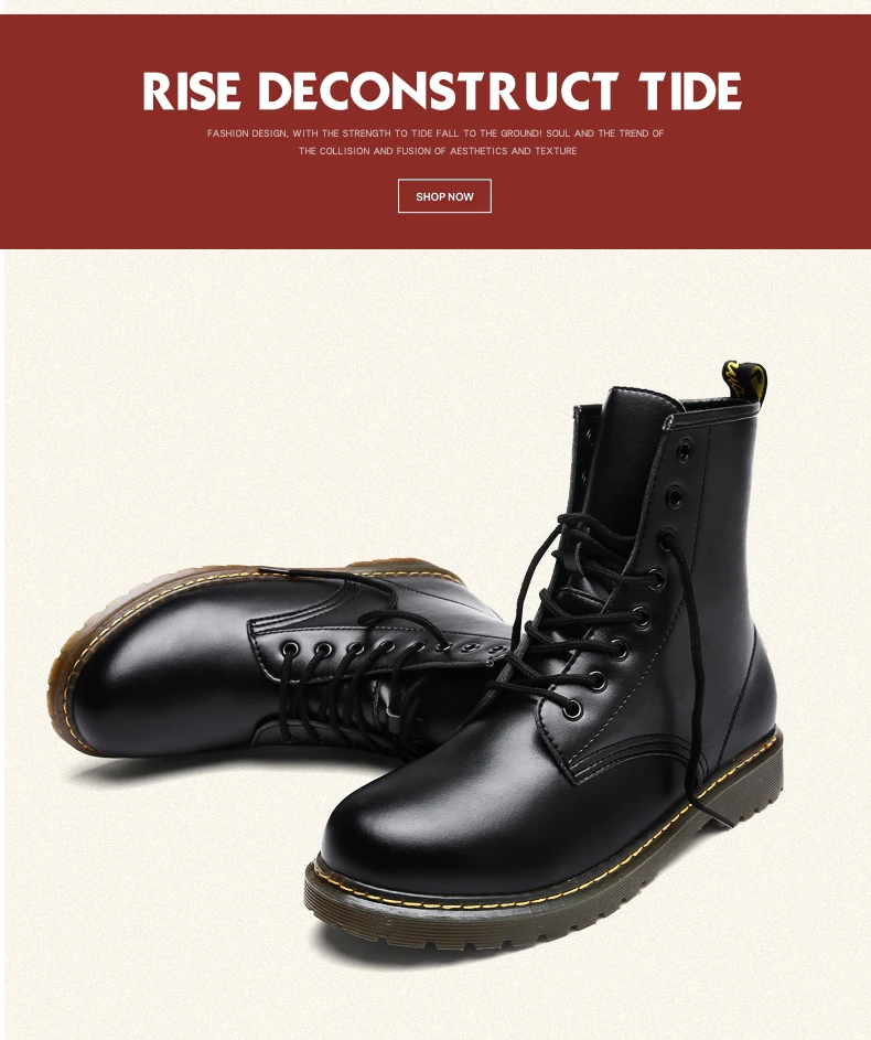 DESERT RAM Brand Men's Boots Classic Martens Leather Winter Shoes Motorcycle Mens Ankle Boot Doc Martins Autumn Men Oxfords Shoe (21)