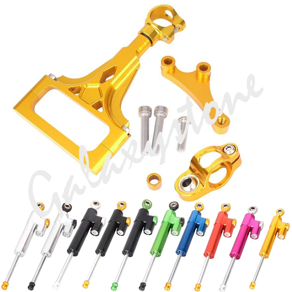 

Steering Damper Stabilizer w/ Bracket Mounting Fit For Kawasaki Z1000 2003 2004 2005 2006 2007 2008 2009