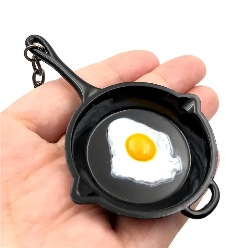 New Arrival Game Keychain Pubg Egg Pans Keychain High Quality Alloy Key