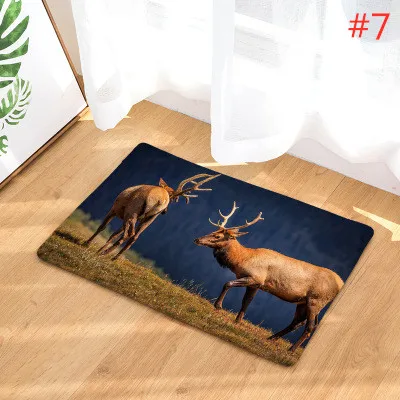 7 BLRISUP Antelope Коврик для пола Противоскользящий кухонный коврик для ковров коврик для передней двери цифровой печатный наружный вход внутренний Добро пожаловать коврик - Цвет: 7