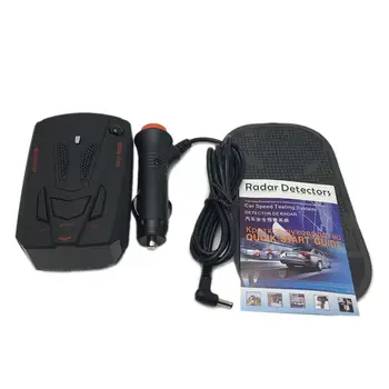 

Auto Car Anti Radar Detector (English/Russian )for Vehicle V7 Speed Voice Alert Warning 16 Band LED Display Detector