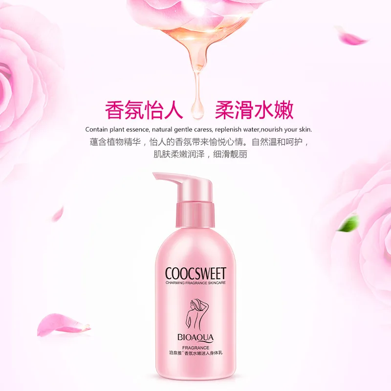 Bioaqua 250ml Body Cream Lotion Skin Care Essence Moisturizing Whitening Smooth and Tender Anti-aging Nourish Relieve Dry Rough