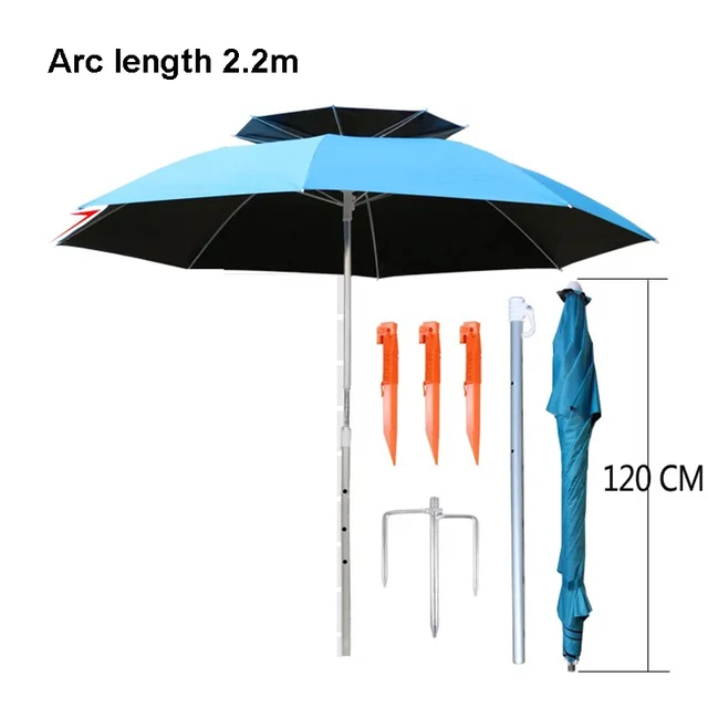 Travel Tale 1 8 2 2m Universal Outdoor Fishing Umbrella Uv Sun Travel Tale 1 8 2 2m Universal Outdoor Fishing Umbrella Uv Sun Double Layer Beach