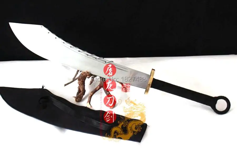 Китайский кунг фу девять колец блестящий меч WuShu Da Dao блестящее лезвие из