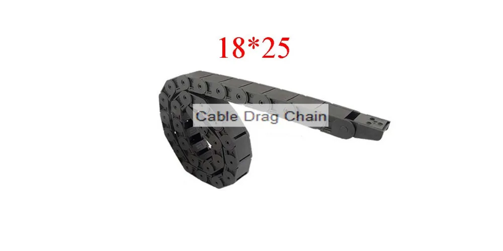 18 x 25mm 1M Semi Enclosed Type Wire Carrier Drag Chain | Обустройство дома