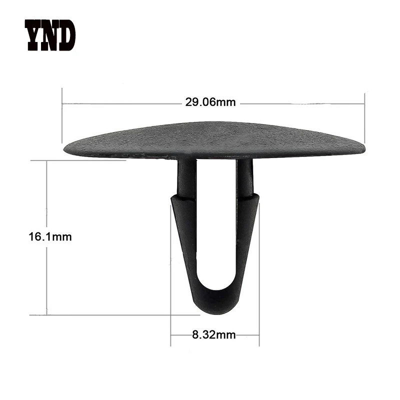 10x Bumper Hood Fuel Tube Retainer Clips Fastener for 2004 2009 Toyota