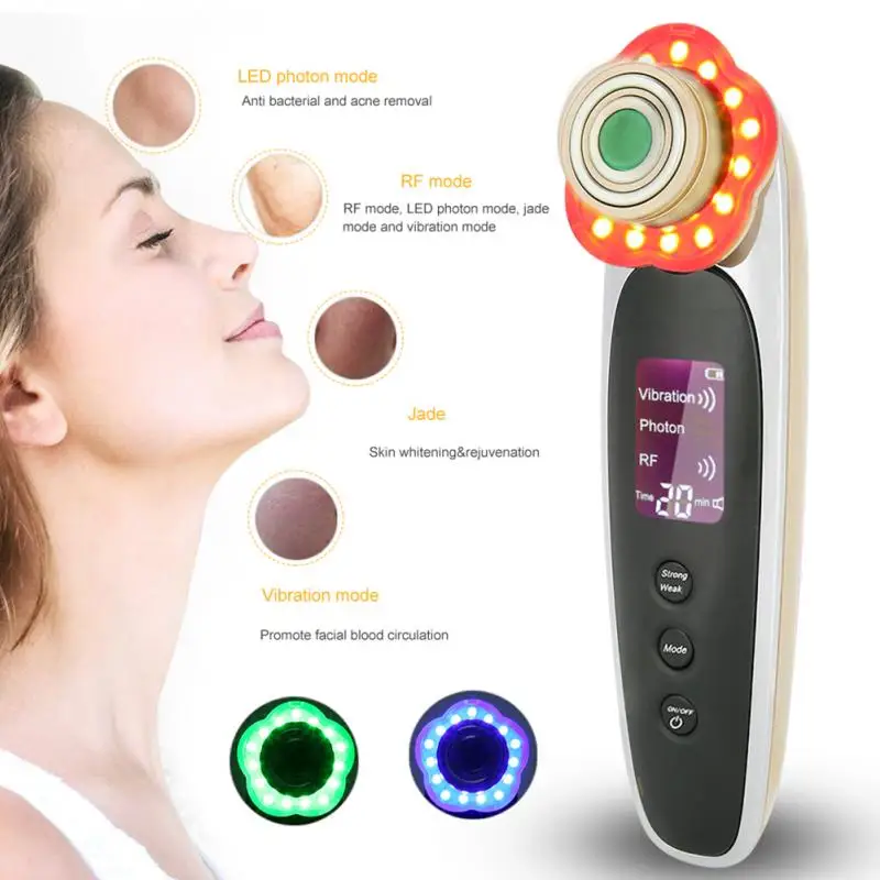 LED Photon Facial RF Radio Frequency Skin Rejuvenation Tighten Face Lifting Beauty Skin Treatment Wrinkle Removal Machine LED Photon Facial RF Radio Frequency Skin Rejuvenation Tighten Face Lifting Beauty Skin Treatment Wrinkle Removal Machine