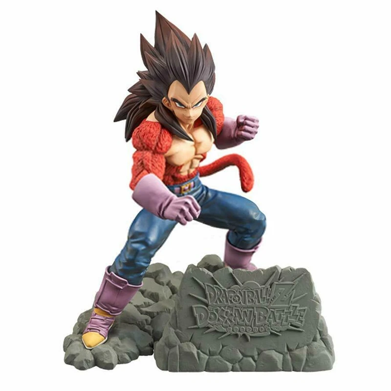 

Dragon Ball Z Dokkan Battle 4th Anniversary Figure Super Saiyan 4 Vegeta Figure Toy Model Gift