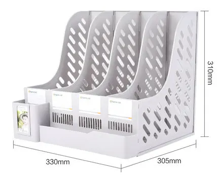 Офисный стол файл Органайзер держатель для документов А4 ящик для папок Многофункциональный пластиковый органайзер для файлов, папок
