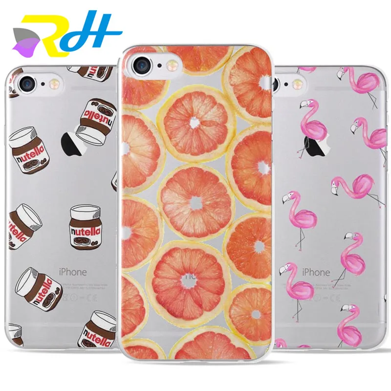 

For Fundas iPhone SE 5S 6 6S 7 8 Plus Case Flamingo cactus Soft silicon cover New Arrivals Original For Coque iPhone X Xr Xs Max