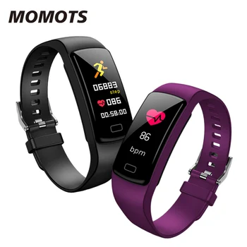 

MOMOTS Y9 Men Smart Watch Heart Rate Sleep Monitor Waterproof Sport Bracelet Activity Fitness Tracker Smart Band Message Push