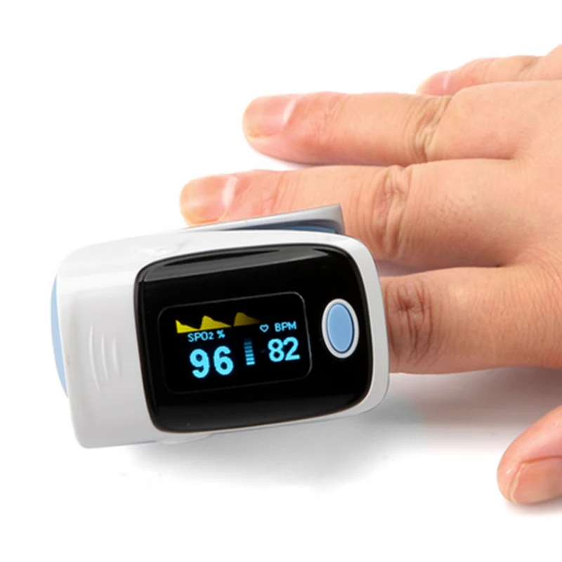 In the finger digital wrist blood pressure monitor portable lcd automatic pediatric pulse