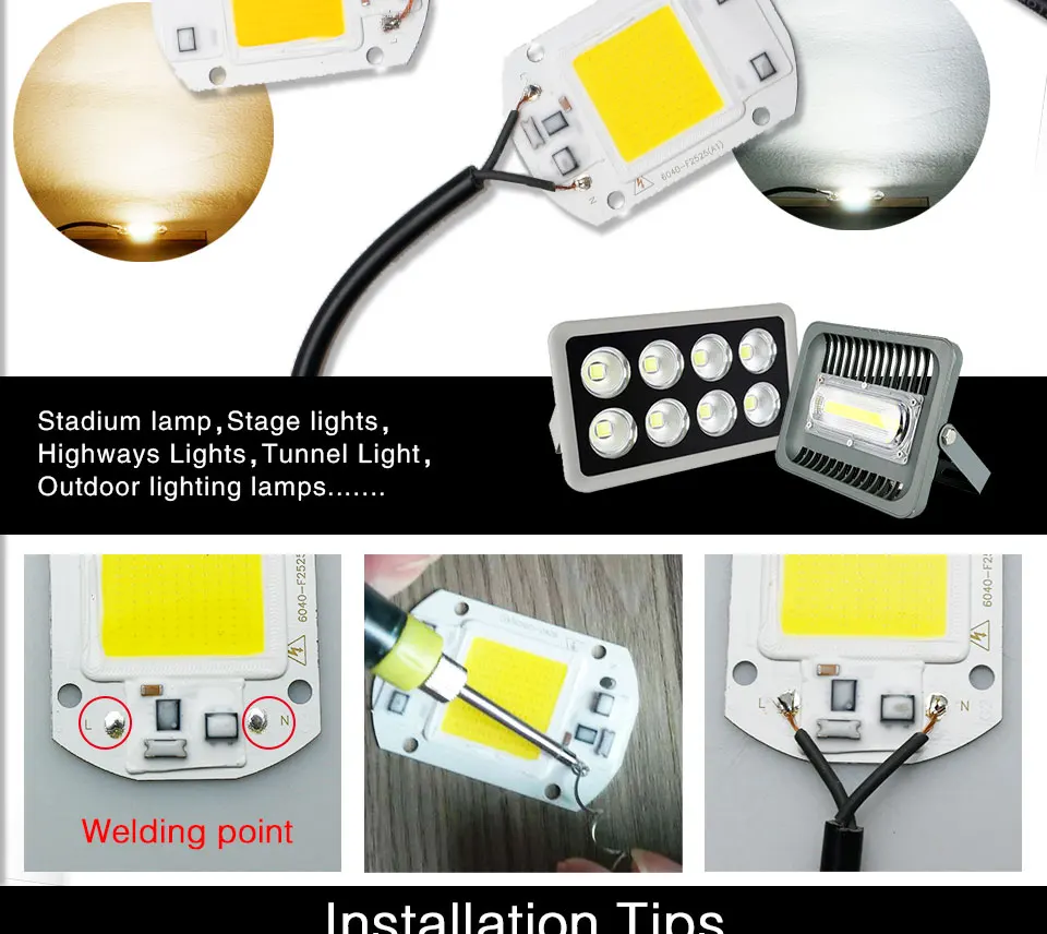 COB LED Chip lamp (2)
